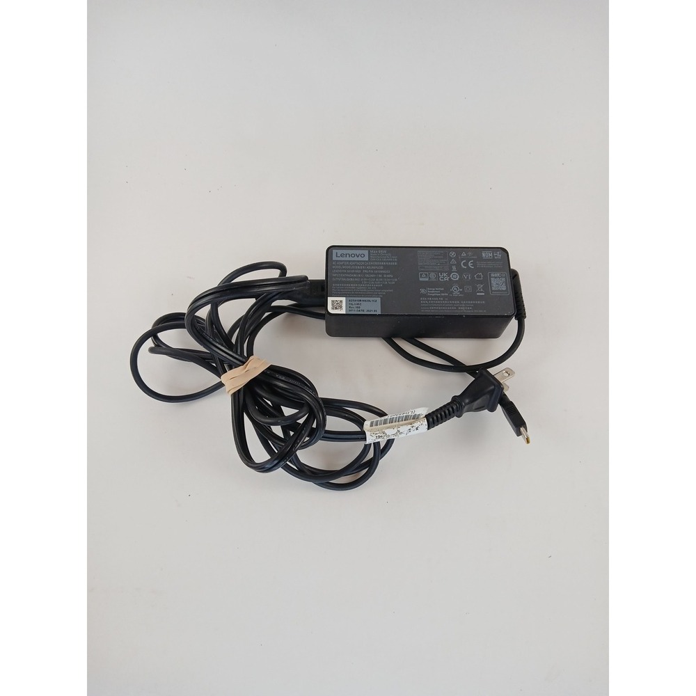 Lenovo Laptop Charger 65W Watt USB Type C(USB-C) AC Power Adapter ADLX65YLC2D